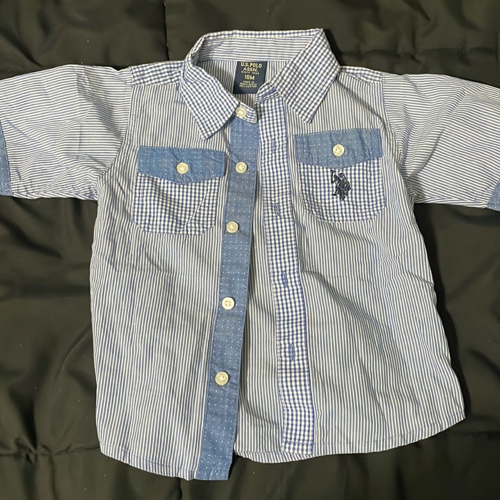 US Polo Assn. Boy’s Button Down Shirt, Size 18M, Great Condition!